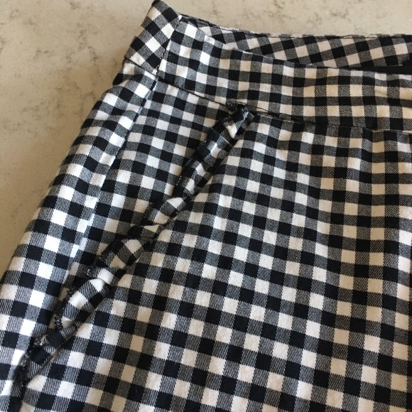 Zara Black and white checkered pants - Gigham - Picture 3 of 4